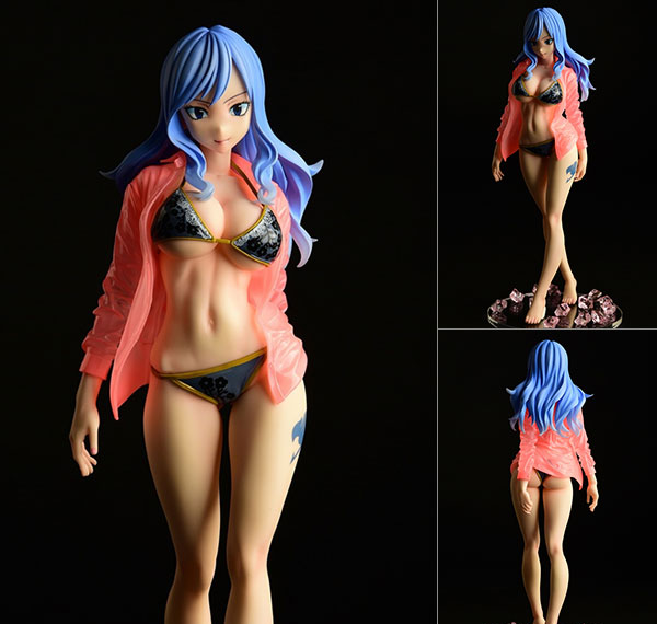 Orca Toys FAIRY TAIL Juvia Lockser Gravure_Style "Black Bikini!!" Sheer Wet Shirt SP 1/6 Complete Figure Bild 1