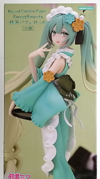 FURYU Hatsune Miku Exceed Creative Figure SweetSweets -Matcha Parfait Hakka- image 1