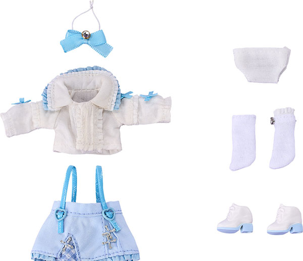 Good Smile Arts Shanghai Nendoroid Doll Outfit Set Suspender Skirt Set (White & Blue)