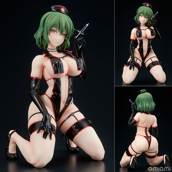 Hobby Stock [Bonus] Shinobi Master Senran Kagura: New Link 1/4 Hikage Dark Sexy Nurse ver. Complete Figure (Hobby Stock Exclusive)