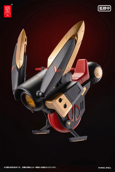 Snail Shell Cyclone Bunny & Gear Set Deluxe Black Ver. 1/12 Complete Model Action Figure image 1