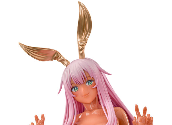 Daiki Kougyou NeneneG Original Illustration Pink Hair-chan Kuro Gal ver. Complete Figure Bild 1