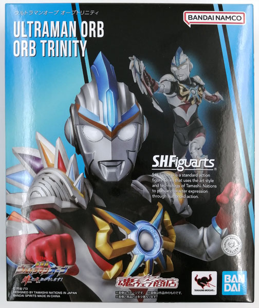 BANDAI SPIRITS S.H.Figuarts Movie Ultraman Orb Kizuna no Chikara, Okari Shimasu! Ultraman Orb Orb Trinity (Tamashii Web Exclusive) gambar 1