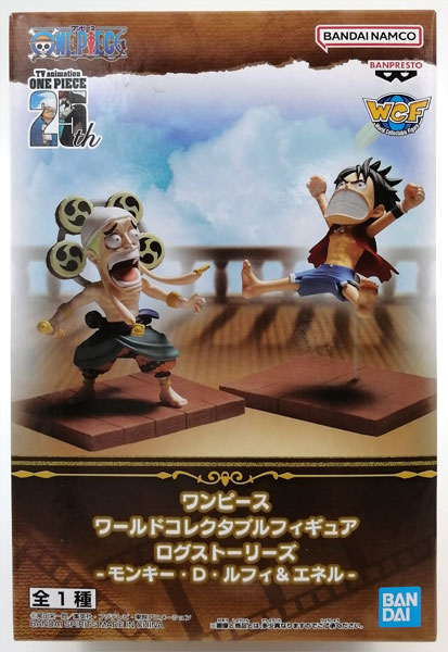 BANDAI SPIRITS 원피스 월드 콜렉터블 피규어 Log Stories -몽키 D. 루피 & 에넬- (게임경품)
