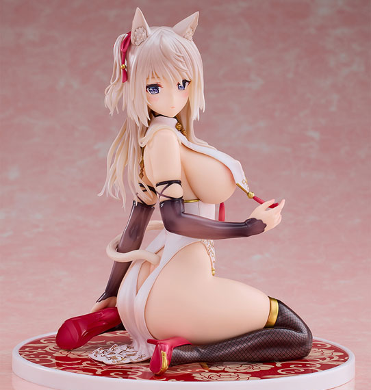 Pink Cat [Bonus] Mataro Original Illustration Shironeko 1/6 Complete Figure รูปภาพ 1