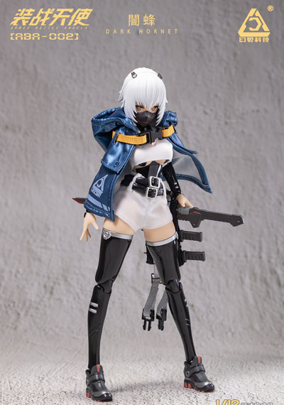 LOSCONT Armored Battle Angels 시리즈 ABA-002 다크 호넷 1/12 스케일 가동 피규어 이미지 1