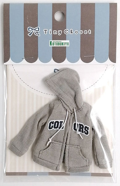 Kotobukiya Tiny Closet Zip Hoodie Collection Gray (Kotobukiya Shop Exclusive)