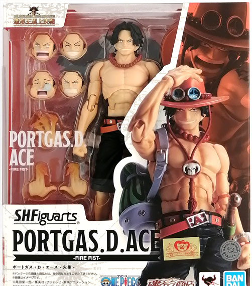 BANDAI SPIRITS S.H.Figuarts ONE PIECE Portgas D. Ace -Fire Fist- (Tamashii Web Shoten Exclusive) 图片 1