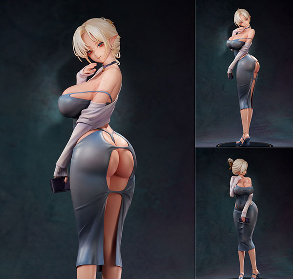 Hobby sakura Hitozuma Elf illustration by Sue Another Color 1/7 Complete Figure รูปภาพ 1
