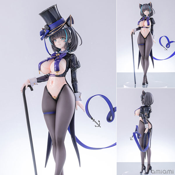 AniGame [보너스] 벽람항로 체셔 마법 모자 속 고양이 Ver. 1/6 완성품 피규어