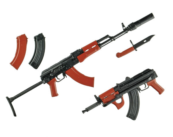 Tomytec LittleArmory LA079 AKMS & AKMSU Type 1/12 Plastic Model Bild 1