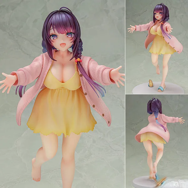 Daiki Kougyou The Girlfriend that Greets You, Rion-chan illustration by Ichiri 1/6 Complete Figure image 1