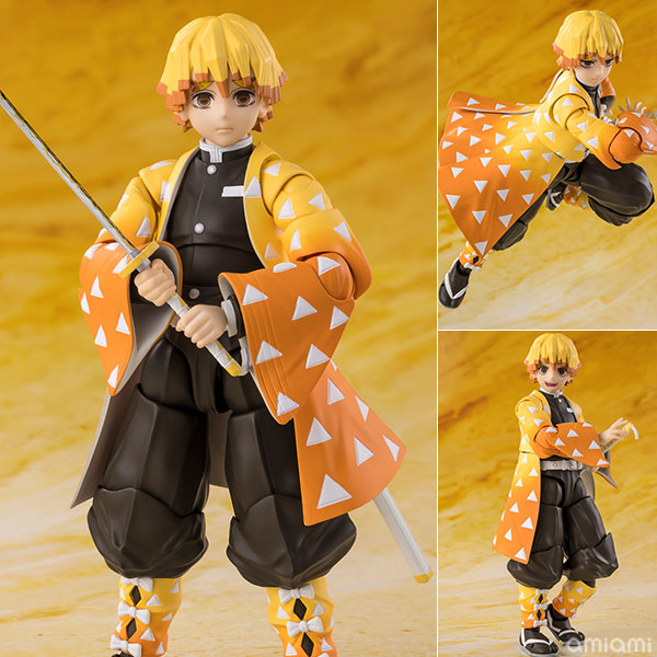 BANDAI SPIRITS S.H.Figuarts Zenitsu Agatsuma "Demon Slayer: Kimetsu no Yaiba"