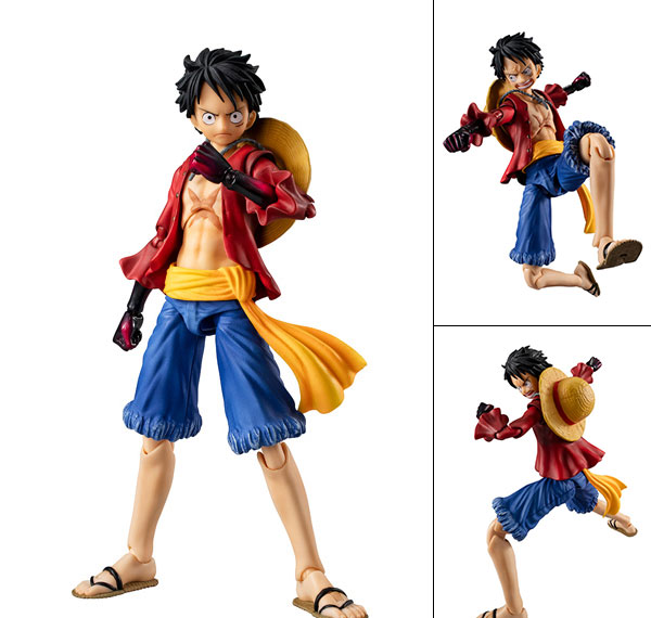 MegaHouse 베리어블 액션 히어로즈 원피스 몽키 D. 루피 무장색 패기 Ver. 액션 피규어 이미지 1