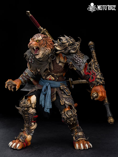 Mety toyz Adventurer World Series Tiger Vanguard Jin Shan Jun 1/10 Scale Posable Figure