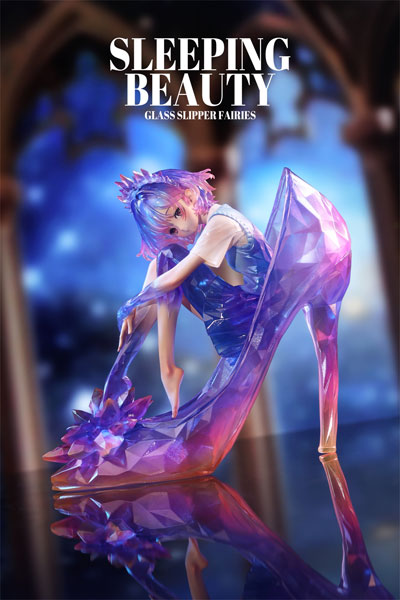 WE ART DOING Glass Slipper Fairies Purple Complete Figure Bild 1