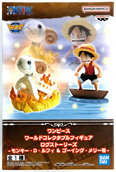 BANDAI SPIRITS 원피스 월드 컬렉터블 피규어 로그 스토리즈 -몽키 D. 루피 & 고잉 메리호- (게임경품)