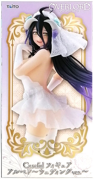 Taito Overlord Coreful Figure Albedo -Wedding ver.- (Game-prize)