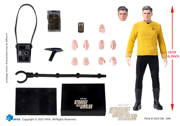 Hiya Toys Star Trek: Strange New Worlds 1/12 Action Figure Pike