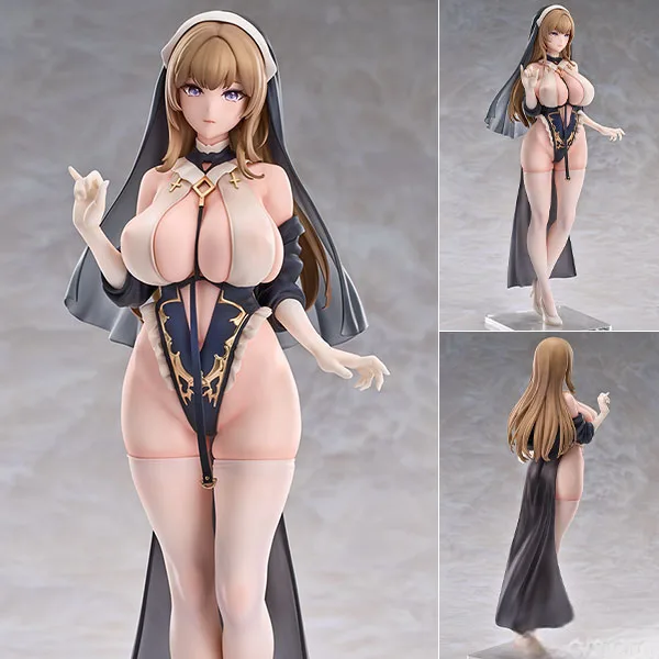 ASCENDIA チョビ氏イラスト 百合のシスター 1/6 完成品フィギュア 画像 1