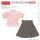 Azone 1/6 Q'z Decollete See Through Tops & Mini Skirt set Pink x Brown Checker (DOLL ACCESSORY) รูปภาพ 2