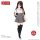 Azone 1/6 Q'z Decollete See Through Tops & Mini Skirt set White x Black Checker (DOLL ACCESSORY) 圖片 3