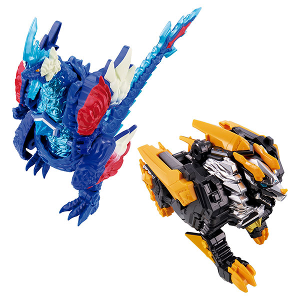 Bandai Ultraman Omega Meteor Kaiju Series 01 & 02 DX Rekines & Trigallon Set