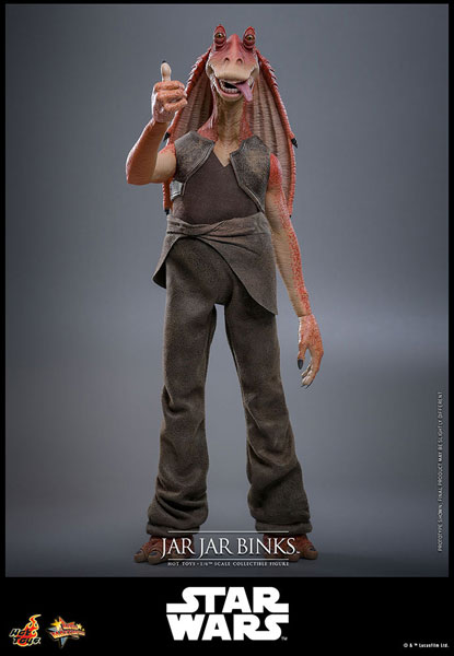 Hot Toys Movie Masterpiece "Star Wars: Episode I The Phantom Menace" 1/6 Scale Figure Jar Jar Binks image 1