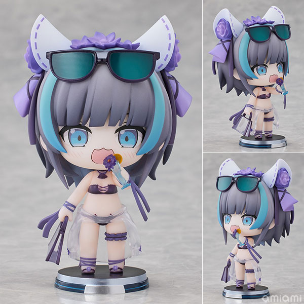 Hanabee [Bonus] Azur Lane Summer Swimsuit Complete Model Chibi Figure Vol.2 Cheshire image 1