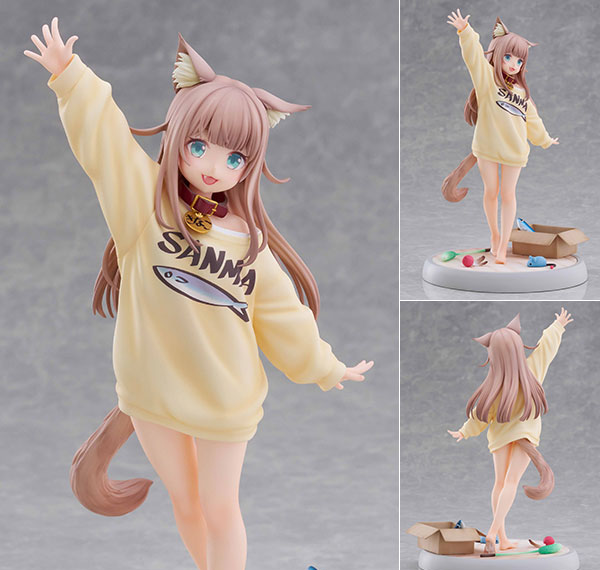 GOLDENHEAD+ My Cat Is A Kawaii Girl KINAKO -Play With Ver.- PVC Figure (1:6 Scale)
