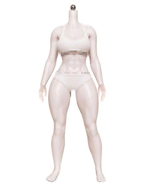 Prime Doll Toys 1/6 Articulated Platinum Silicone Female Body Muscular Hands Detachable