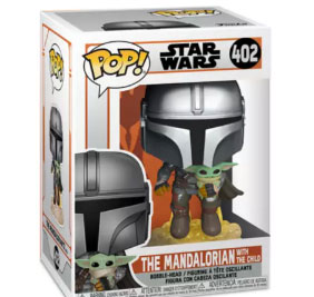 Funko Pop! Star Wars: Mando Flying with Jet Pack image 1