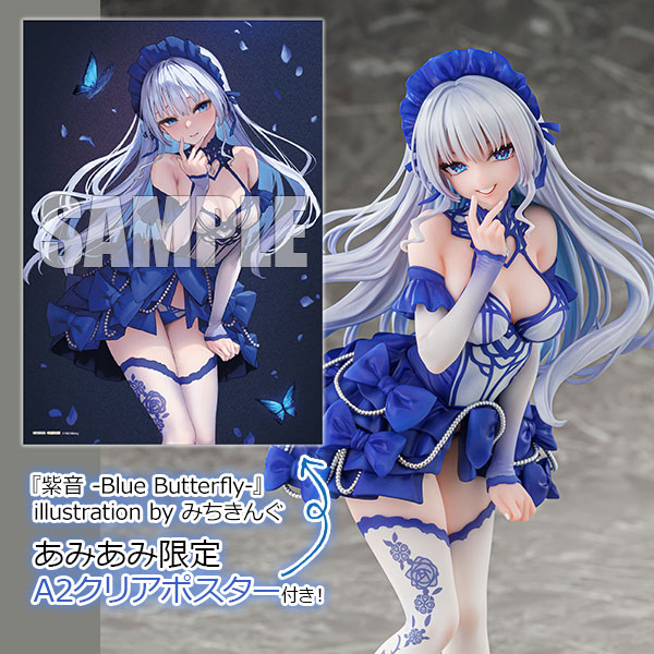 Vibrastar [Exclusive Bonus] "Shion -Blue Butterfly-" illustration by Michiking 1/6 Complete Figure image 1