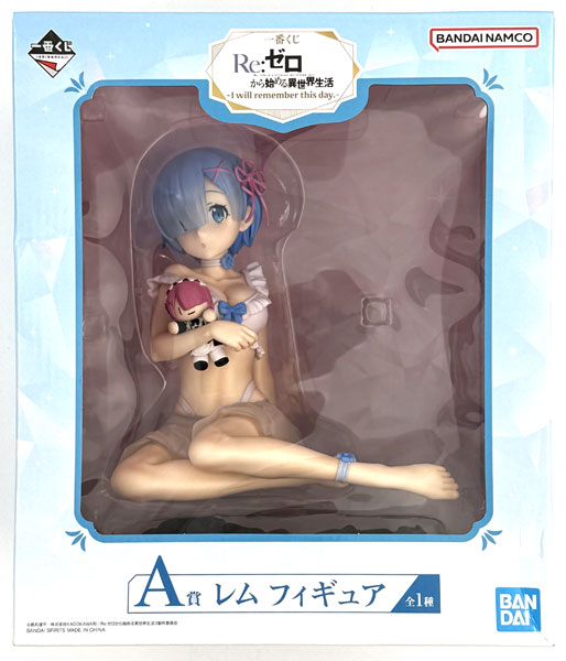BANDAI SPIRITS 이치방쿠지 Re:제로부터 시작하는 이세계 생활 -이 날을 기억할게.- A상 - 렘 피규어 (게임경품)