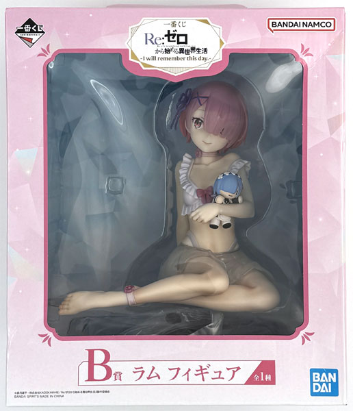 BANDAI SPIRITS Ichiban Kuji Re:ZERO -Starting Life in Another World- -I will remember this day.- B Prize - Ram Figure (Game-prize) gambar 1