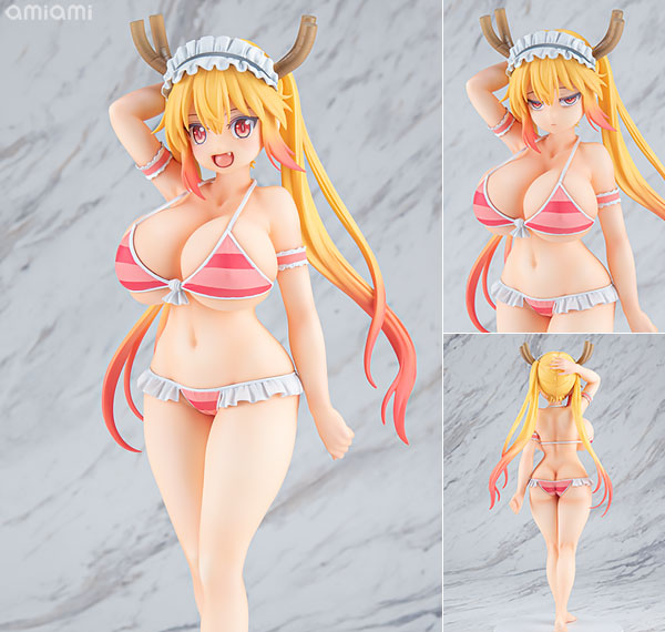 Q-six Miss Kobayashi's Dragon Maid Tohru Bikini Style 1/7 Complete Figure Bild 1