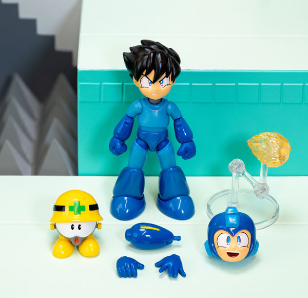 Jada Toys Mega Man Action Figure 1/12 Mega Man (Not Wearing the Met)