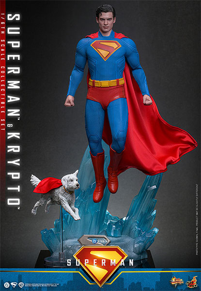 Hot Toys ムービー・マスターピース スーパーマン(2025) 1/6 スーパーマン&クリプト 画像 1