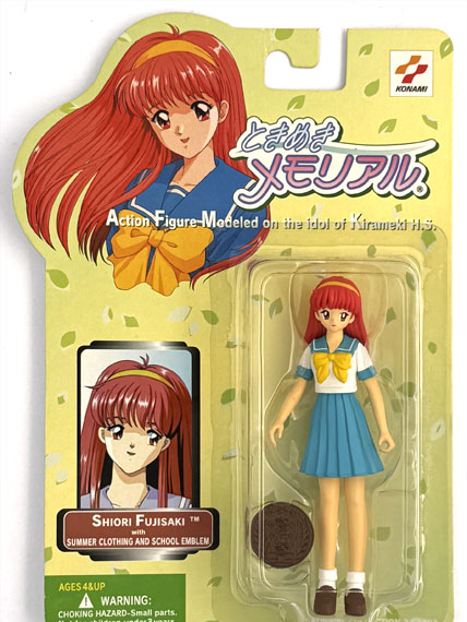 Konami Tokimeki Memorial Action Figure Modeled on the idol of Kirameki H.S. COLLECTION2 SHIORI FUJISAKI (SUMMER)