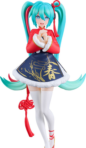 Good Smile Company POP UP PARADE 캐릭터 보컬 시리즈 01 하츠네 미쿠: Sourxuan 중국 설날 Ver. 완성품 피규어 이미지 1
