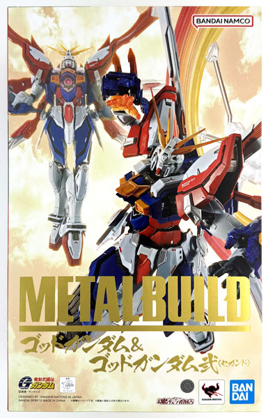 BANDAI SPIRITS METAL BUILD Mobile Fighter G Gundam God Gundam & God Gundam Second (Tamashii Web Shoten Exklusiv) Bild 1