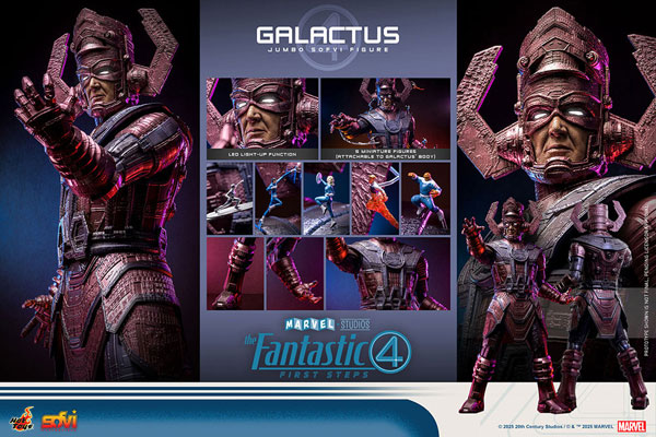 Hot Toys Soft Vinyl Masterpiece "The Fantastic Four: First Steps" Jumbo Soft Vinyl Figure Galactus