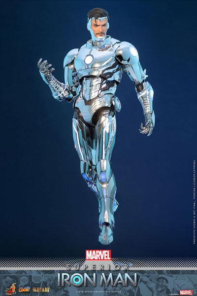 Hot Toys Comic Masterpiece DIECAST "Marvel Comics" 1/6 Scale Figure Superior Iron Man