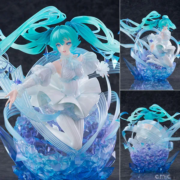 SHIBUYA SCRAMBLE FIGURE Hatsune Miku -Crystal Dress Ver.- 1/7 Scale Figure gambar 1