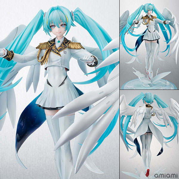 MegaHouse Lucrea Mobile Suit Gundam 45th Anniversary x Hatsune Miku Hatsune Miku x Wing Gundam Zero EW