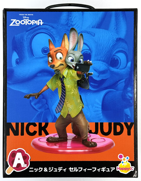 Sunny Side Up Happy Kuji Zootopia A Prize -Nick & Judy Selfie Figure (Game-prize)