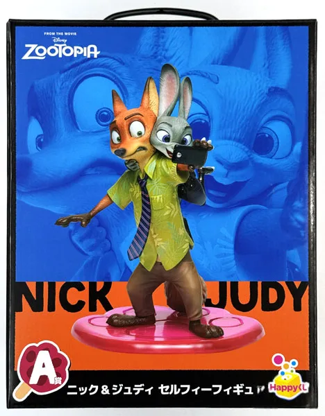 Sunny Side Up Happy Kuji Zootopia A Prize -Nick & Judy Selfie Figure (Game-prize) 图片 1