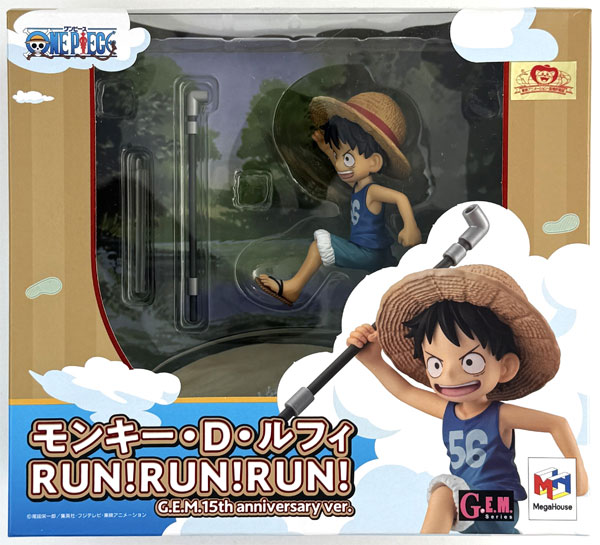 MegaHouse G.E.M. Series Monkey D. Luffy RUN!RUN!RUN! G.E.M. 15thAnniversary Ver. Complete Figure (Mega Hoby EXPO2024, MegaTrea Shop Exclusive)