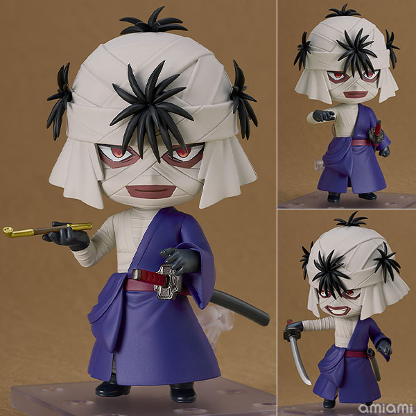 Good Smile Company Nendoroid Rurouni Kenshin: Meiji Swordsman Romantic Story Makoto Shishio gambar 1
