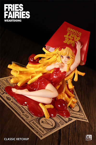 WE ART DOING Fries Fairies Tomato Ketchup Complete Figure รูปภาพ 1